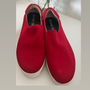 OPEN CEREMONY cici platform red sneakers size 8